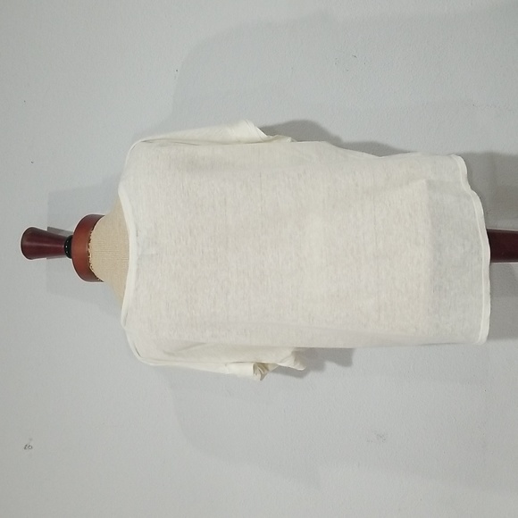 Joie Basic Linen T Shirt Size Small Ivory White Loose fit - Picture 5 of 10